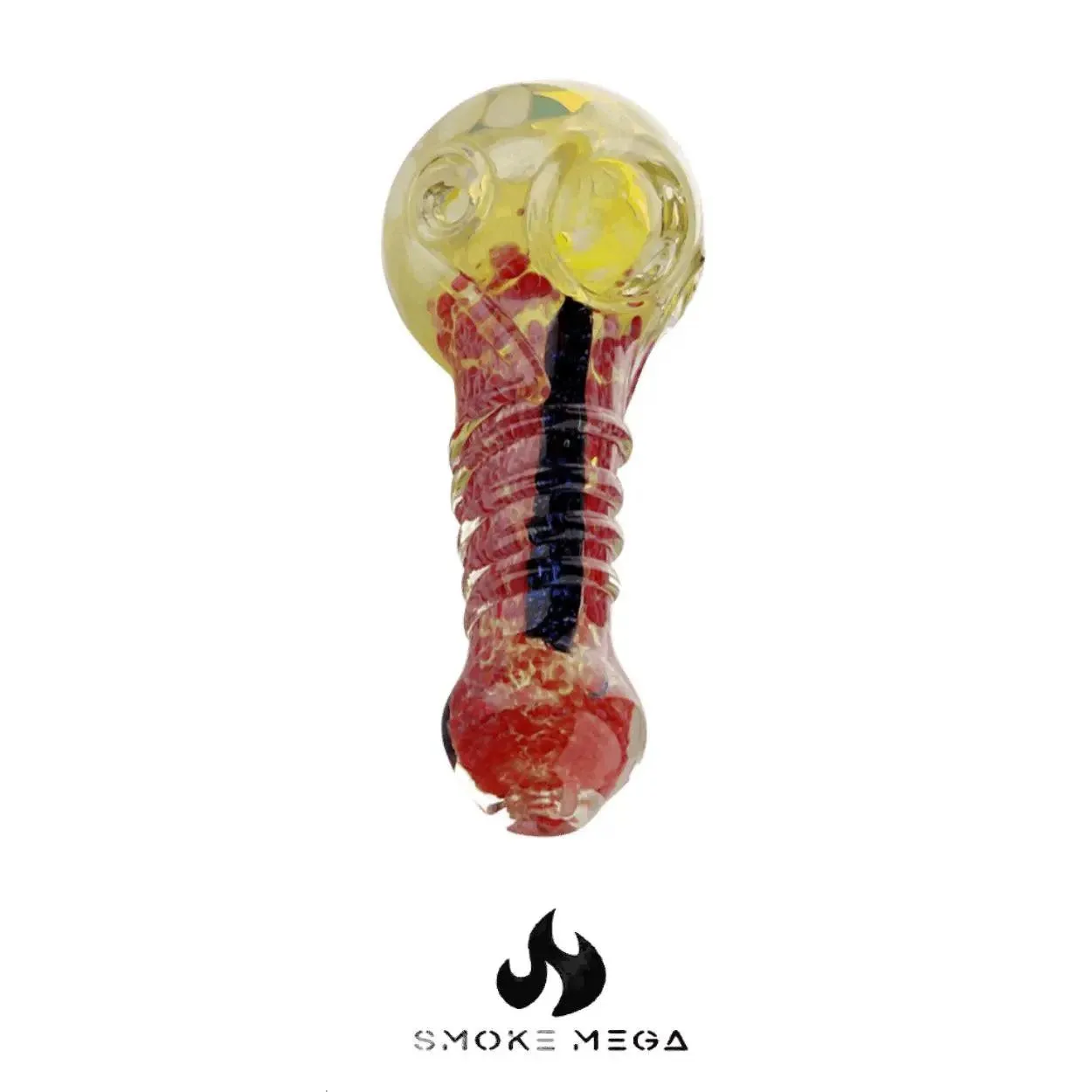 Hand Pipe | Dichroic Frit Spoon  4.5"