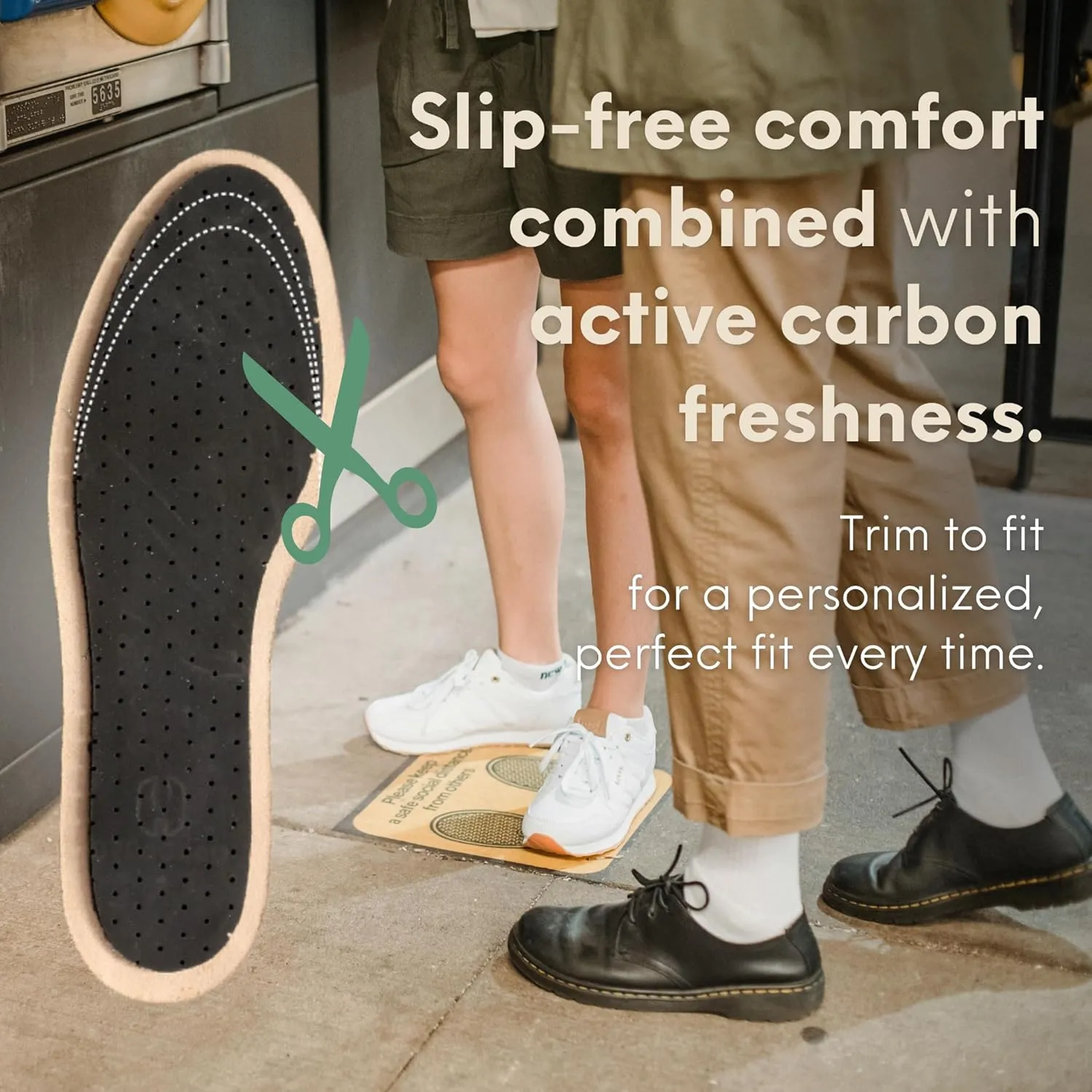 HANDARTE Leather Sockless Shoe Insoles | Thin Dress Shoe Inserts for Women | 100% Natural Goatskin - ChromeFree, Anti Sweat & Anti-Odor (US W5.5/6 | EU36)