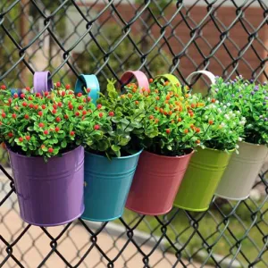 Hanging Garland Flower Pot Garden Hanging Balcony Flower Holders Flowers Planter Pots