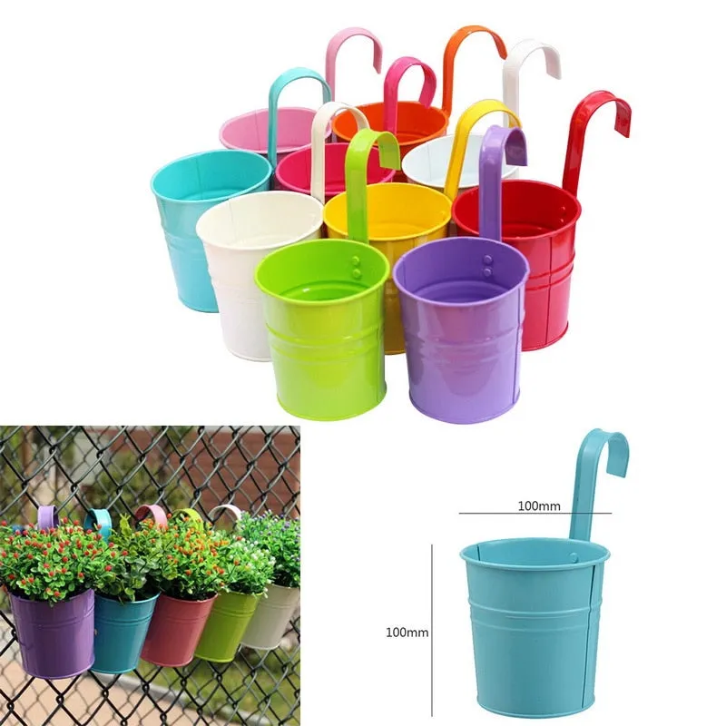 Hanging Garland Flower Pot Garden Hanging Balcony Flower Holders Flowers Planter Pots