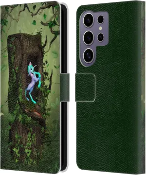 Head Case Designs Officially Licensed Simone Gatterwe Secret Wood Lands and Places Leather Book Wallet Case Cover Compatible with Samsung Galaxy S25 Ultra