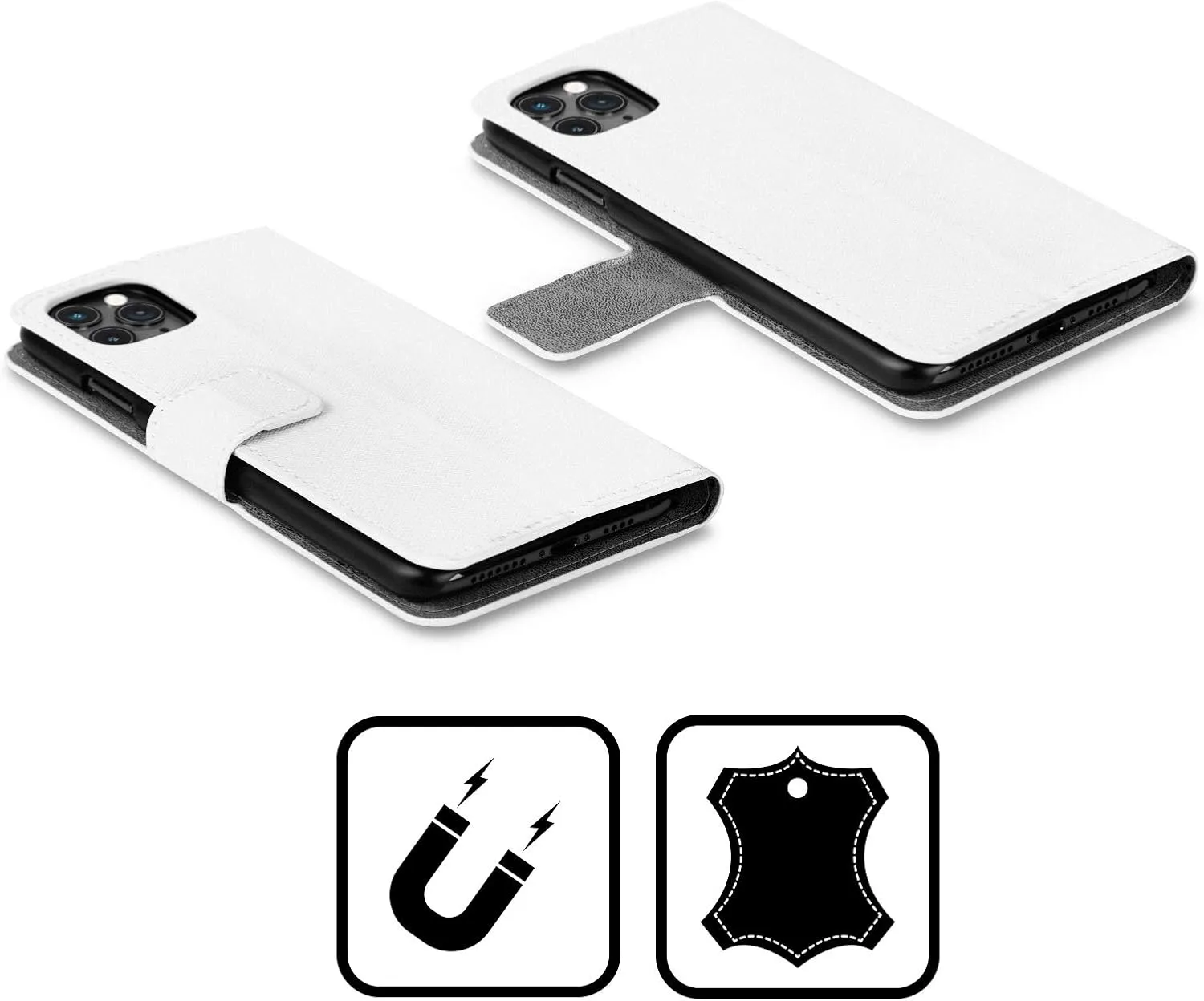 Head Case Designs Officially Licensed WWE Lightning Roman Reigns Leather Book Wallet Case Cover Compatible with Apple iPhone 11 Pro Max