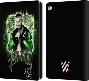 Head Case Designs Officially Licensed WWE RKO Image Randy Orton Leather Book Wallet Case Cover Compatible with Apple iPad Air 2 (2014)