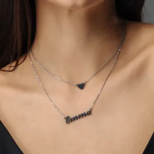 Heart Name Necklace