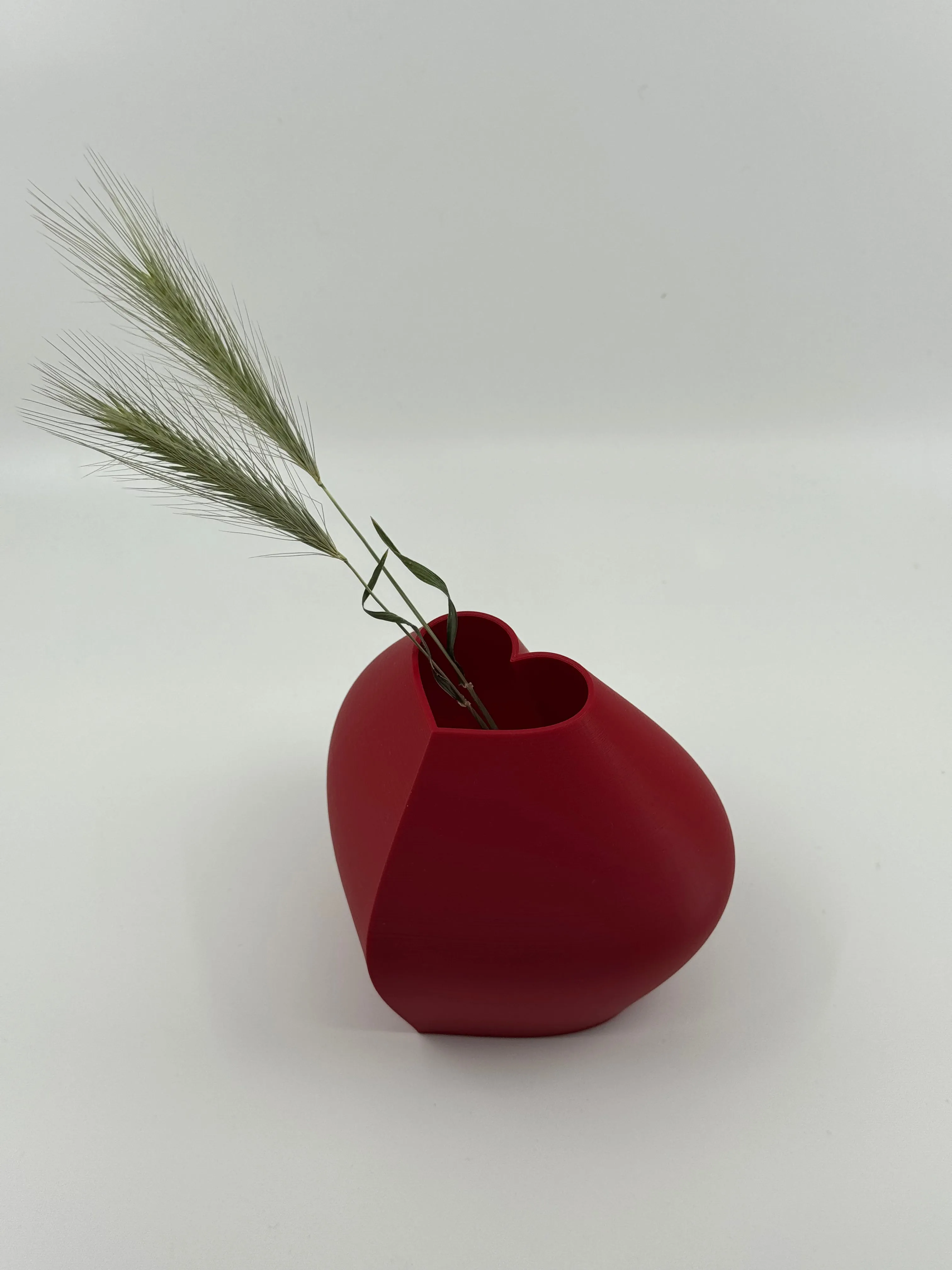 Heart-Shaped 3D Printed Vase