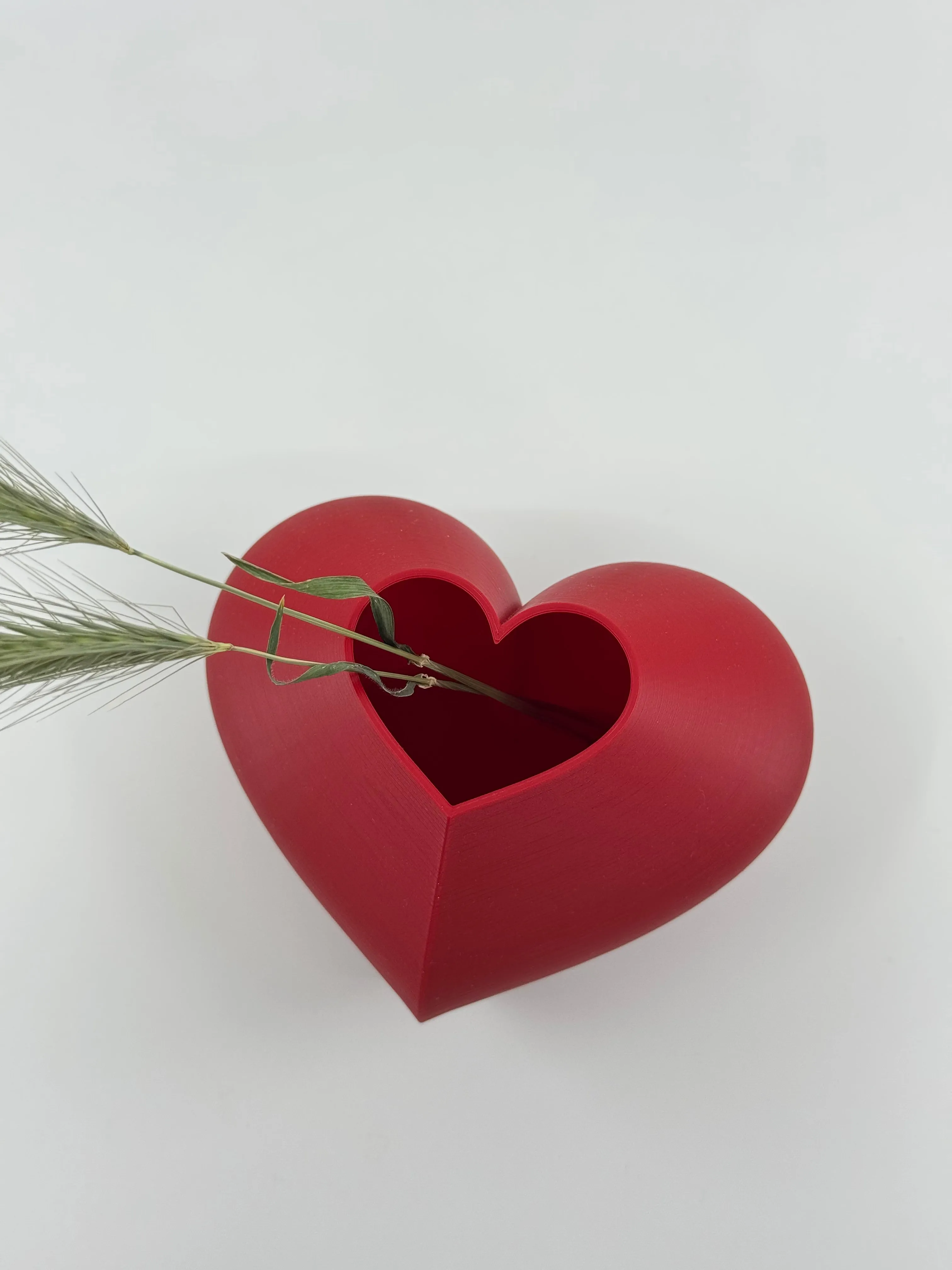 Heart-Shaped 3D Printed Vase
