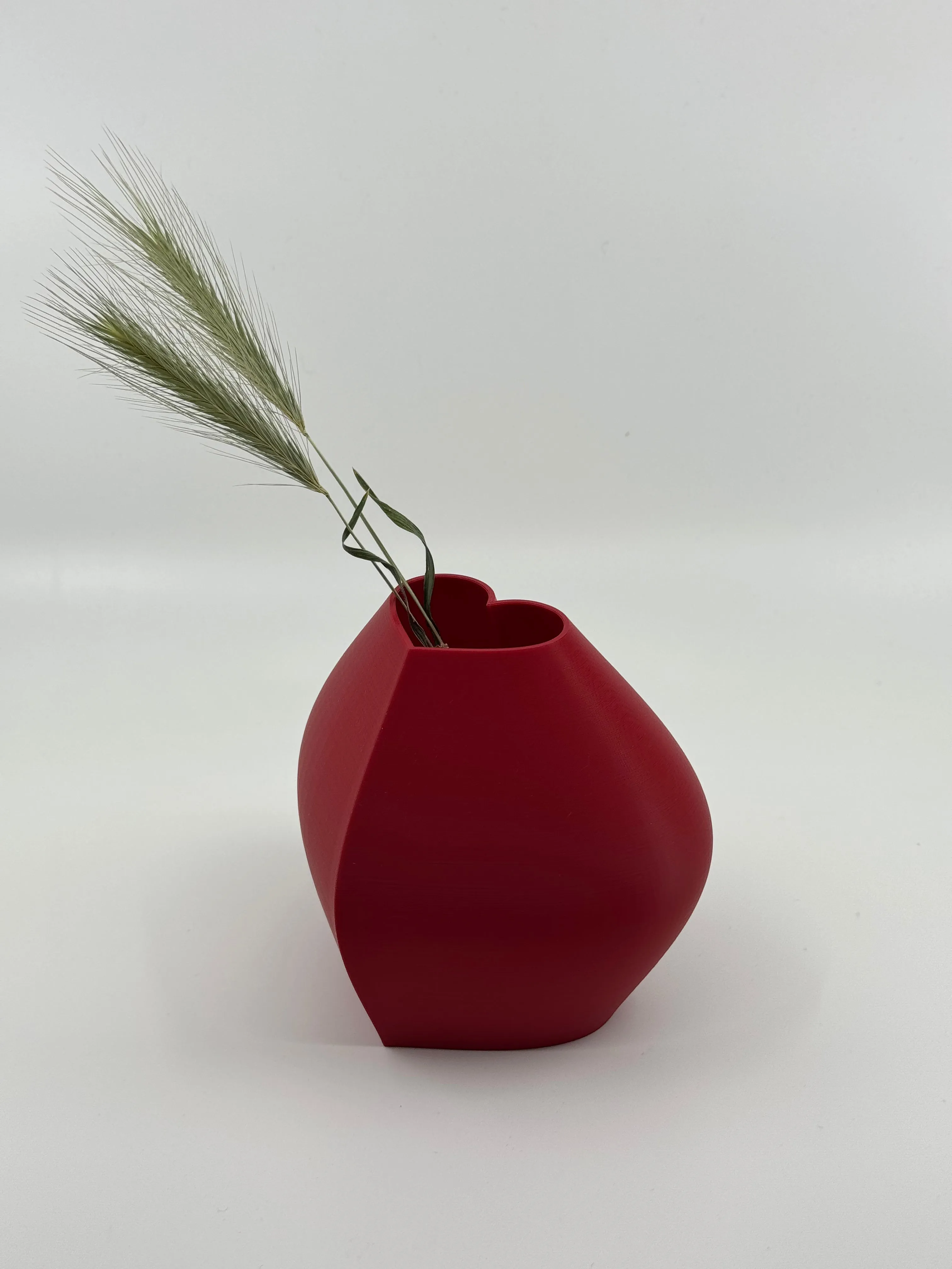 Heart-Shaped 3D Printed Vase