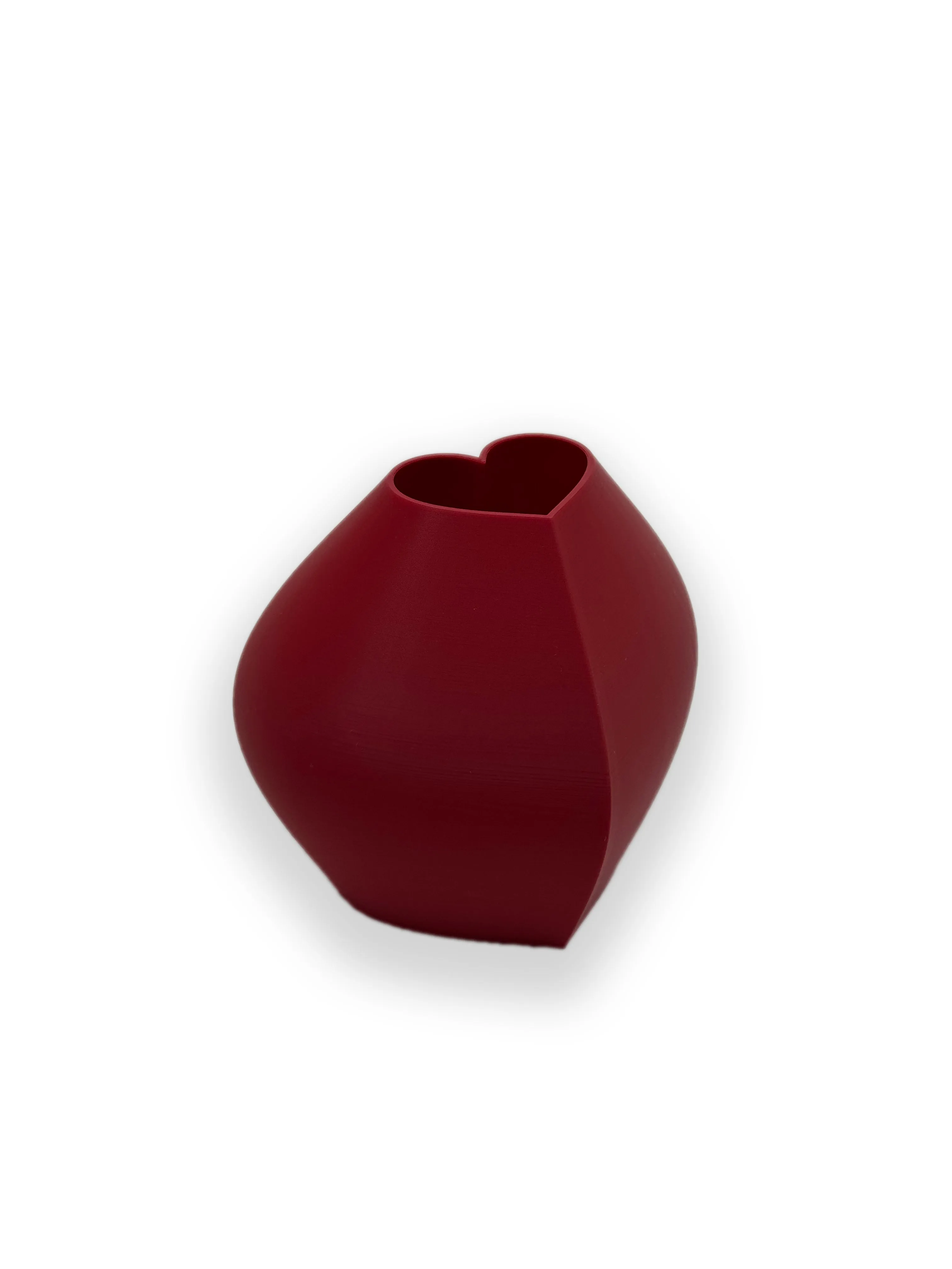 Heart-Shaped 3D Printed Vase
