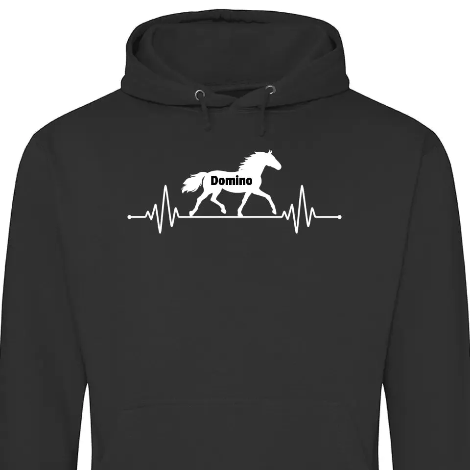 Heartbeat Name - Customizable Hoodie
