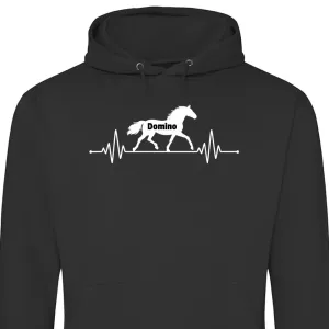 Heartbeat Name - Customizable Hoodie