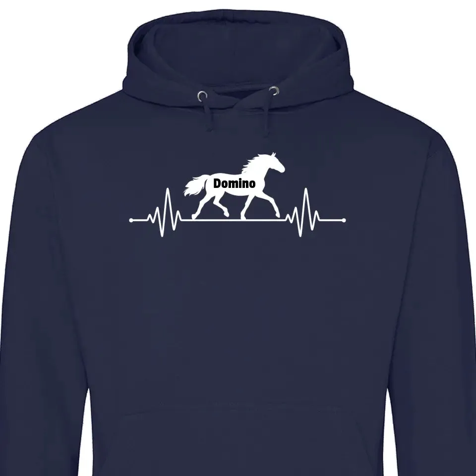 Heartbeat Name - Customizable Hoodie