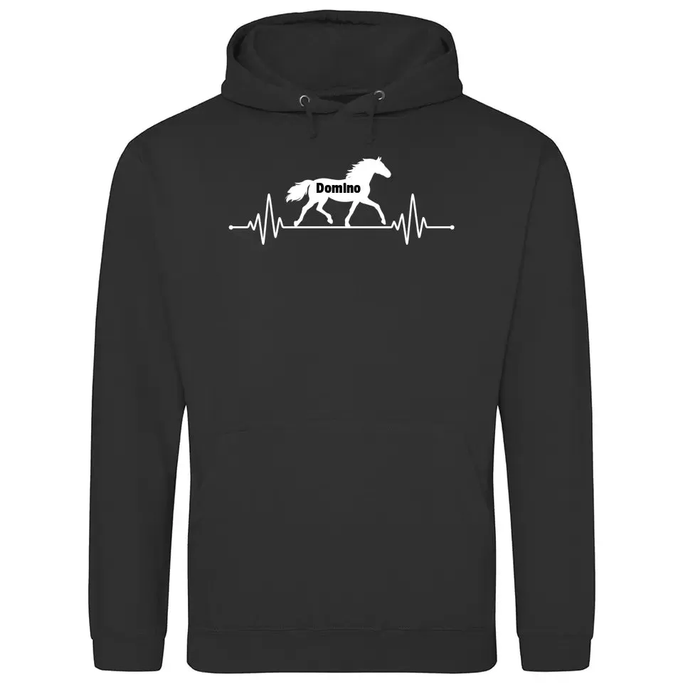 Heartbeat Name - Customizable Hoodie