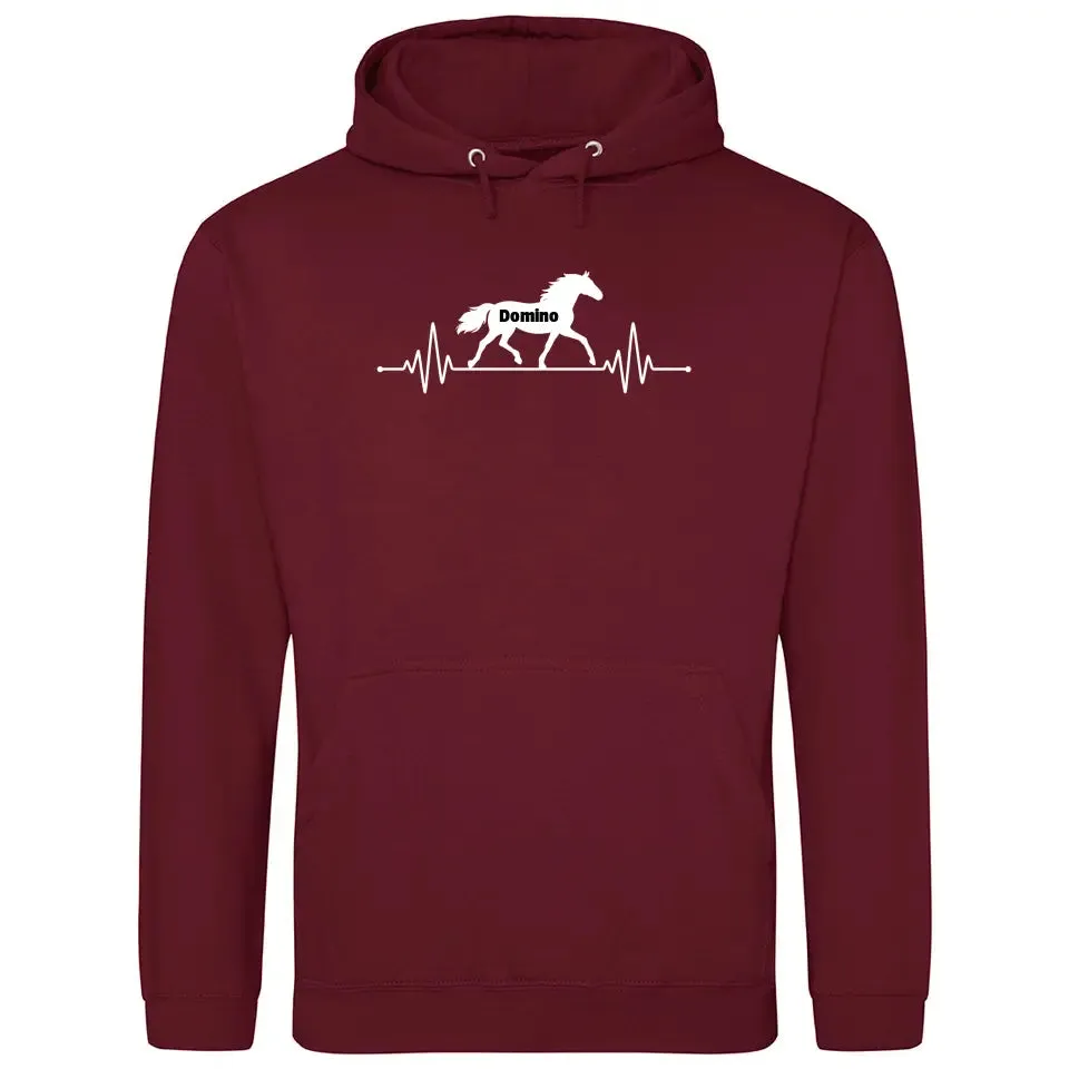 Heartbeat Name - Customizable Hoodie