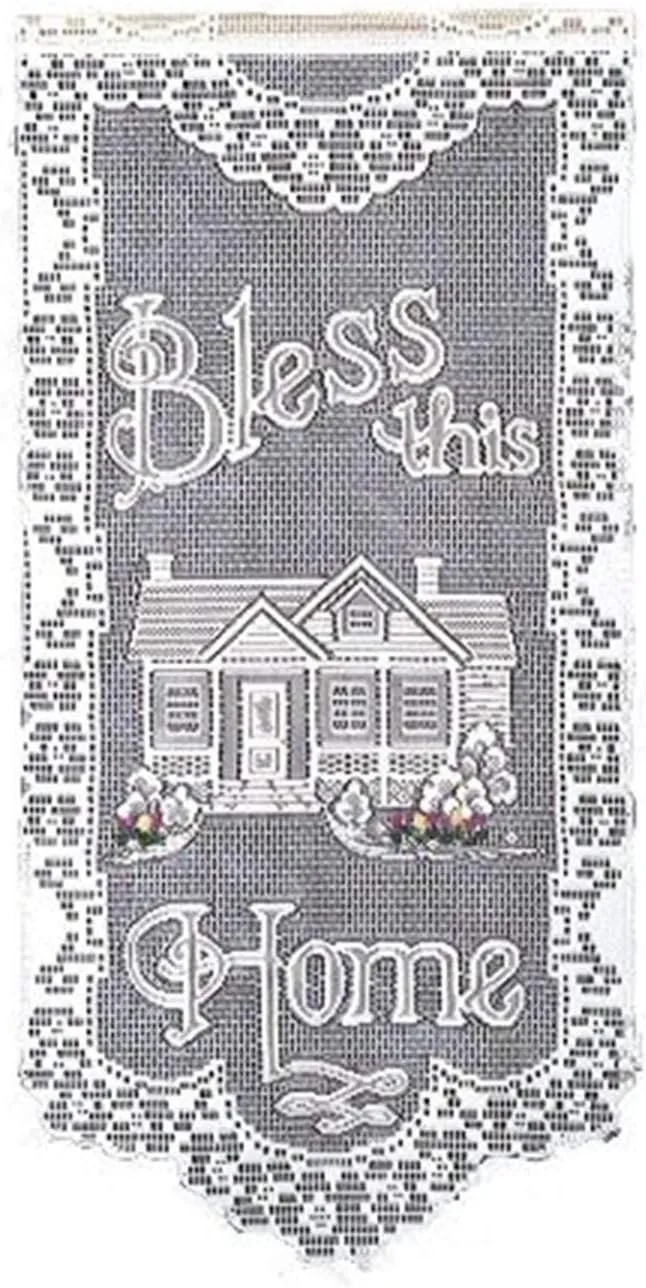 Heritage Lace Bless This Home 12x27 Wall Hanging, Ecru