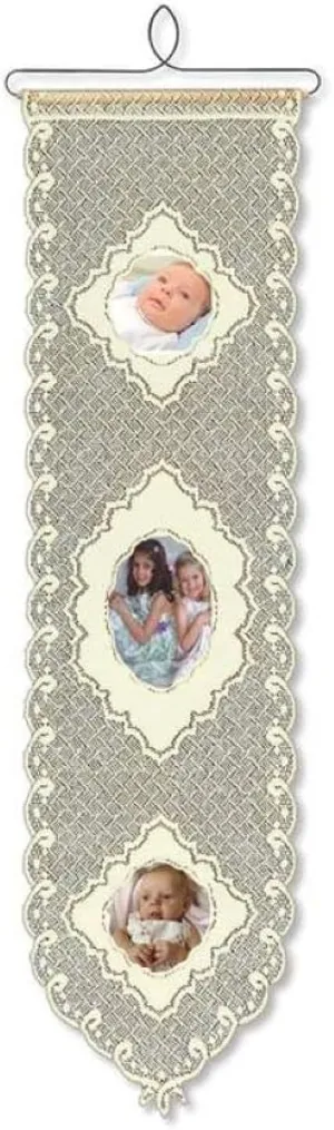 Heritage Lace Picture Perfect Ii 8x31 Wall Hanging, Ecru
