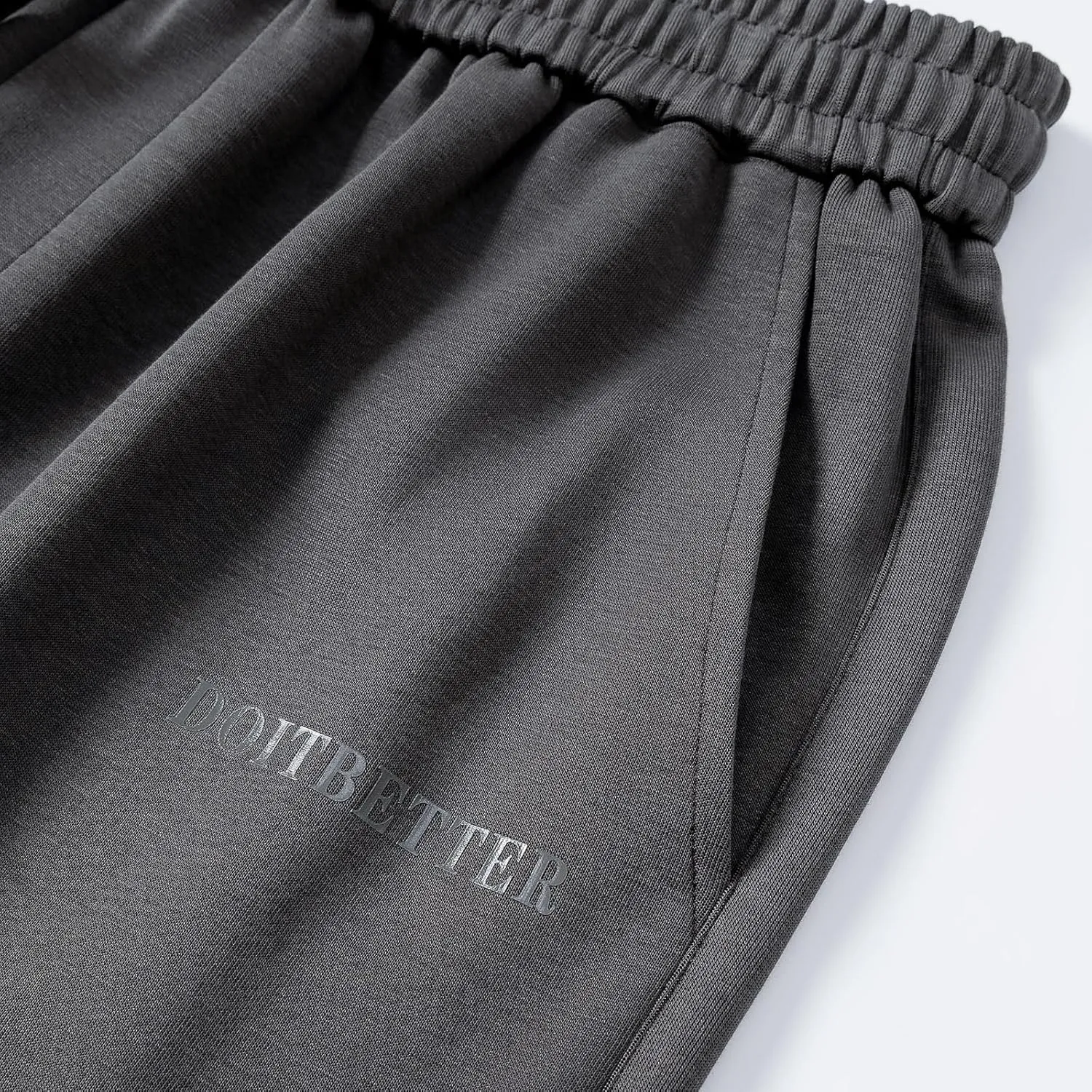 HHZ Men's Cotton Loose Fit Sweapants Baggy Yoga Gym Workout Pants with Pockets Open Bottom Sweatpants Straight Wide Leg