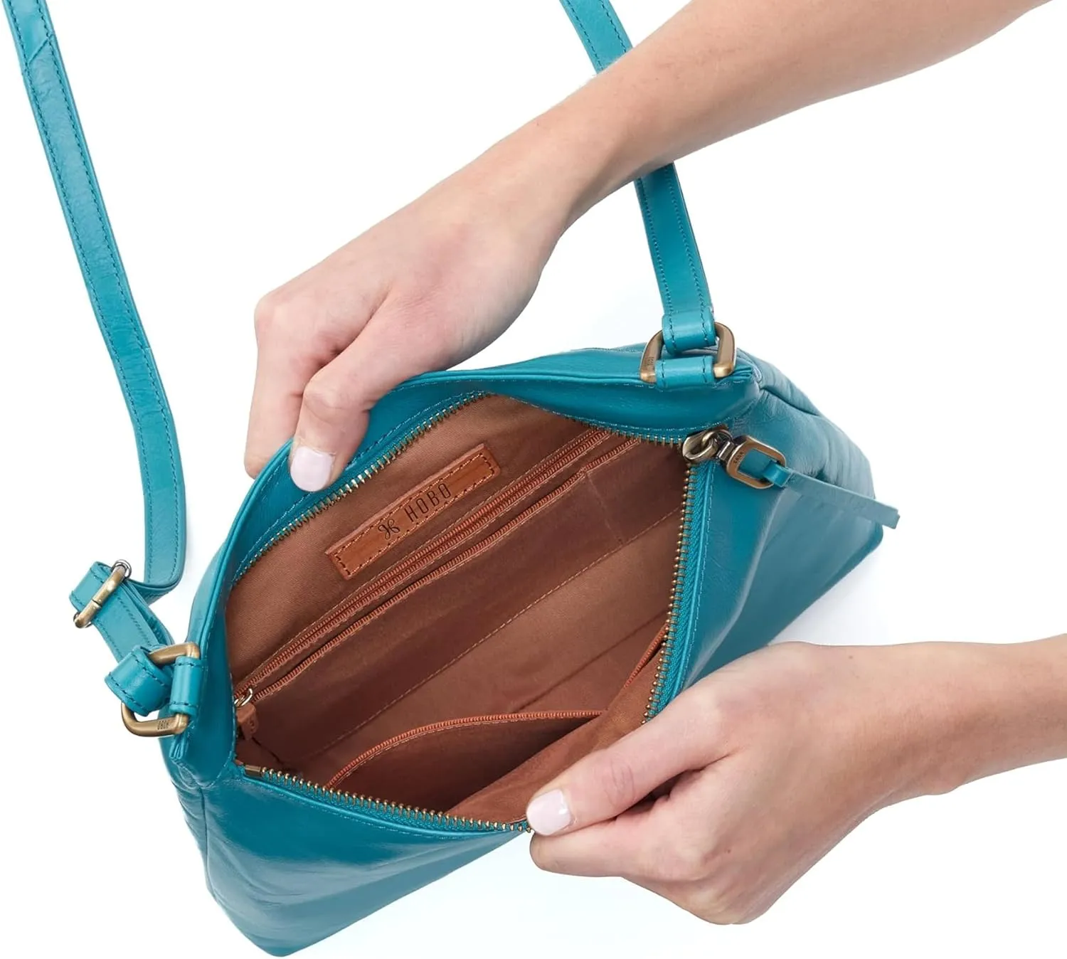 HOBO Cambel Leather Crossbody Bag for Women