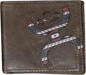 HOOEY Bi-Fold Leather Men's Wallet (Hands-Up - Nomad Print)