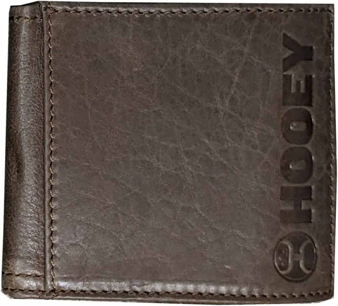 HOOEY Bi-Fold Leather Men's Wallet (Hands-Up - Nomad Print)