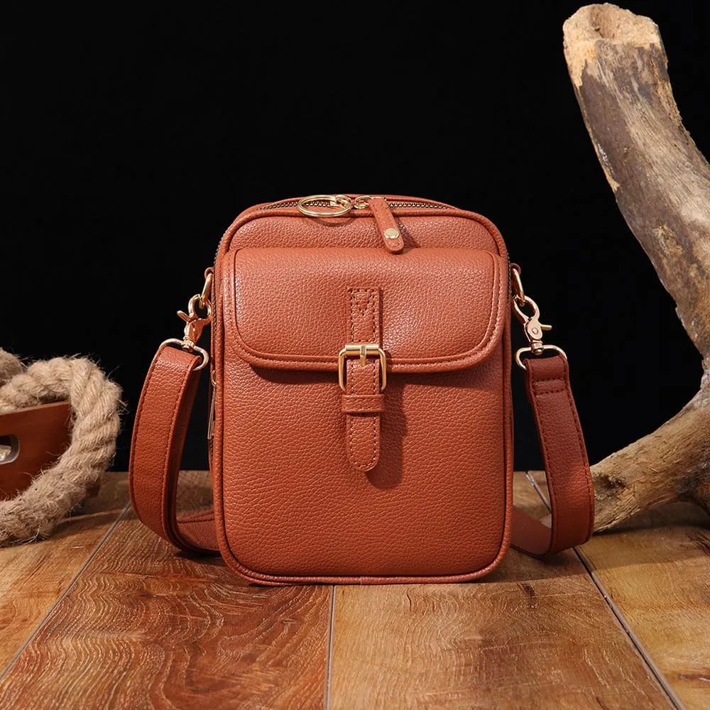 Hrtesus Collaboraten1 Crossbody Leather Bag, Collaborateam Crossbody Bag, Urvashi Double Layer Large Capacity Shoulder Bags