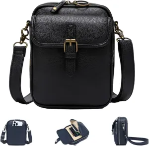 Hrtesus Collaboraten1 Crossbody Leather Bag, Collaborateam Crossbody Bag, Urvashi Double Layer Large Capacity Shoulder Bags