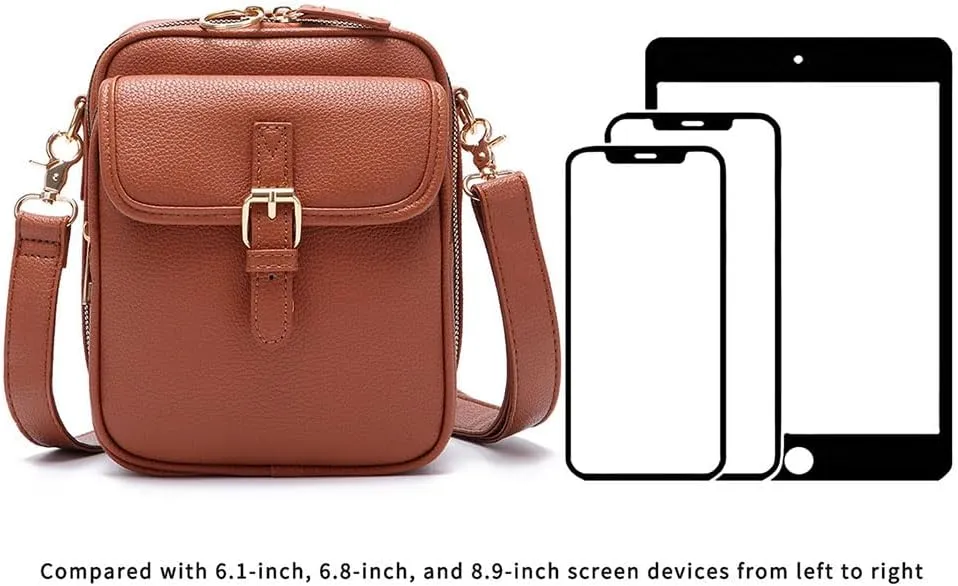 Hrtesus Collaboraten1 Crossbody Leather Bag, Collaborateam Crossbody Bag, Urvashi Double Layer Large Capacity Shoulder Bags