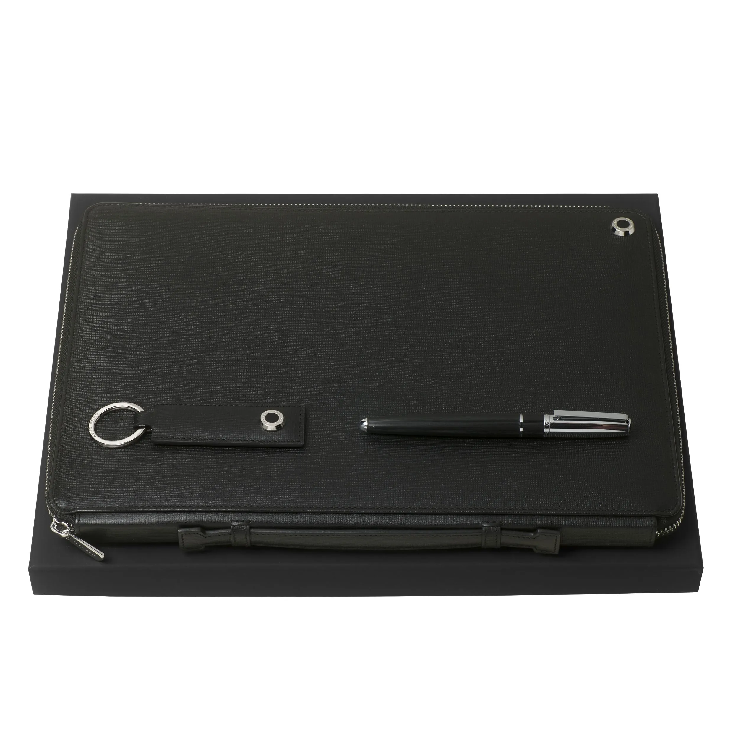 HUGO BOSS HPAKR804A-Set HUGO BOSS (rollerball pen, conference folder A4 & key ring)
