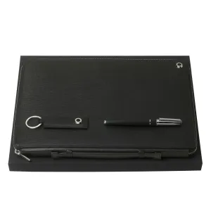 HUGO BOSS HPAKR804A-Set HUGO BOSS (rollerball pen, conference folder A4 & key ring)
