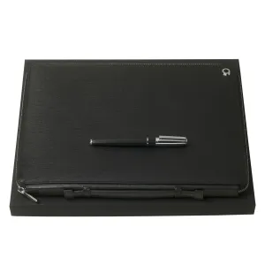 HUGO BOSS HPAP804A-Set HUGO BOSS (fountain pen & conference folder A4)