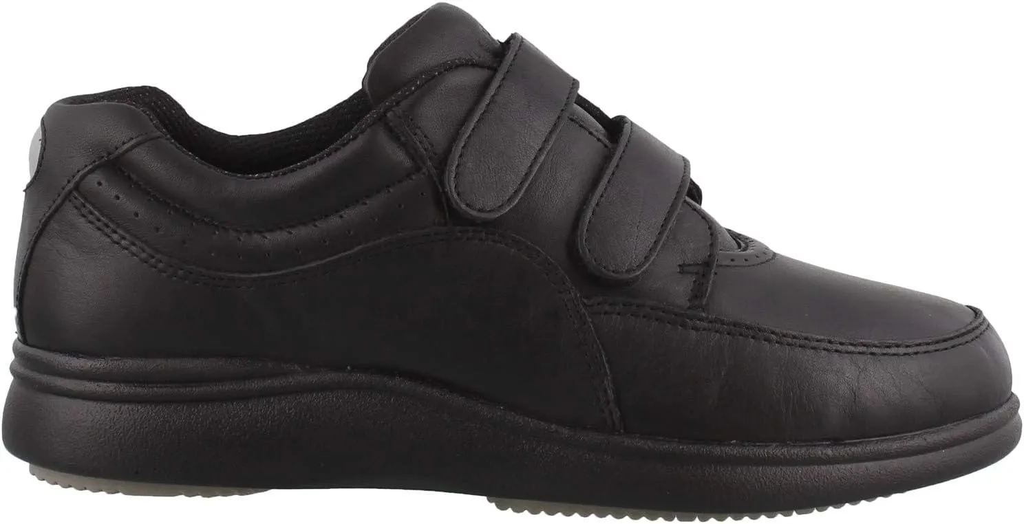 Hush Puppies Men's Cooper Laceup Sneaker, Black Leather, 10.5