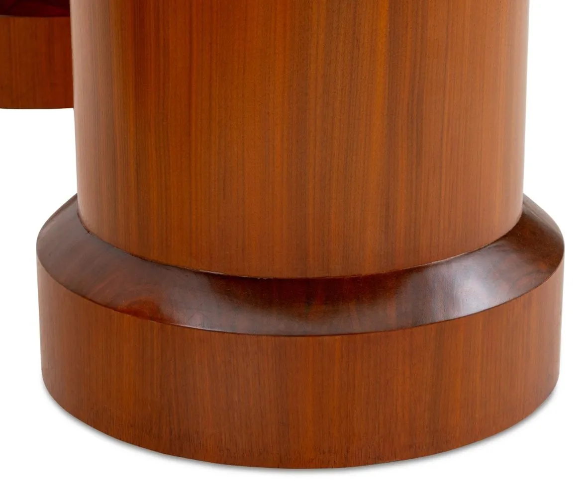 I.M. Pei Postmodern Mahogany Dining Table
