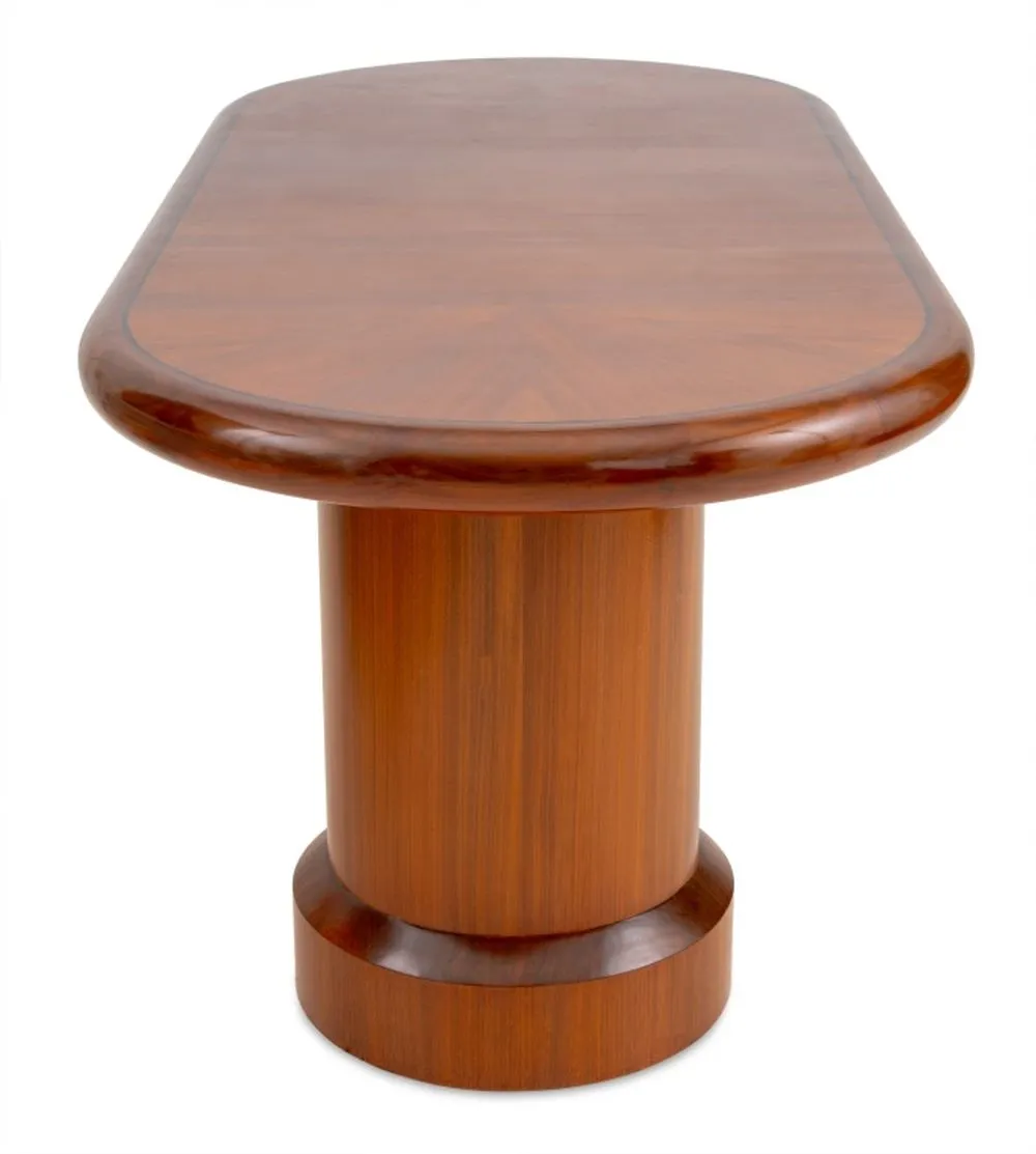 I.M. Pei Postmodern Mahogany Dining Table