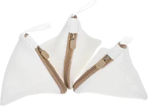 IMIKEYA 3pcs Thickened Mesh Laundry Bags for Tangle Wash Bags with Hanging Loop for Travel and Home Use