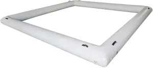 Inflatable Bumper car Racing Track Suitable for Children to Play with, Tube Only, Bottom not Included (White-13 * 13ft)