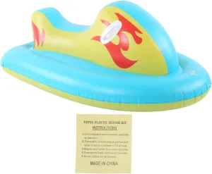 Inflatable Snowboard for Kids Adults Winter Sled PVC Ski Tube with Safety Handle Outdoor Snowboarding Sledding Equipment