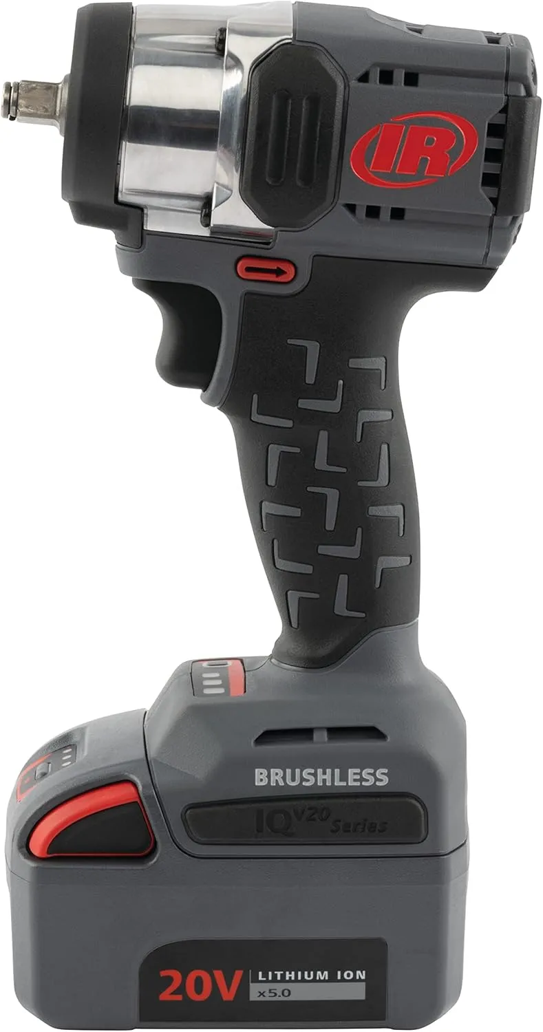 Ingersoll Rand W3131-K22 20V 3/8" Cordless Impact Wrench 2 Battery Kit, Mid-Torque, Compact, Pistol Grip