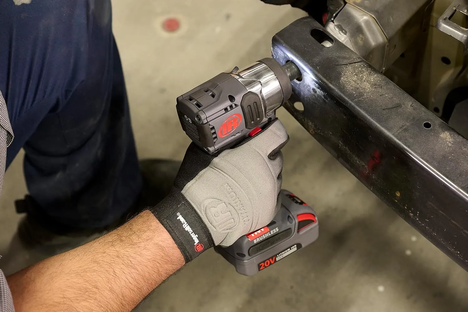 Ingersoll Rand W3131-K22 20V 3/8" Cordless Impact Wrench 2 Battery Kit, Mid-Torque, Compact, Pistol Grip
