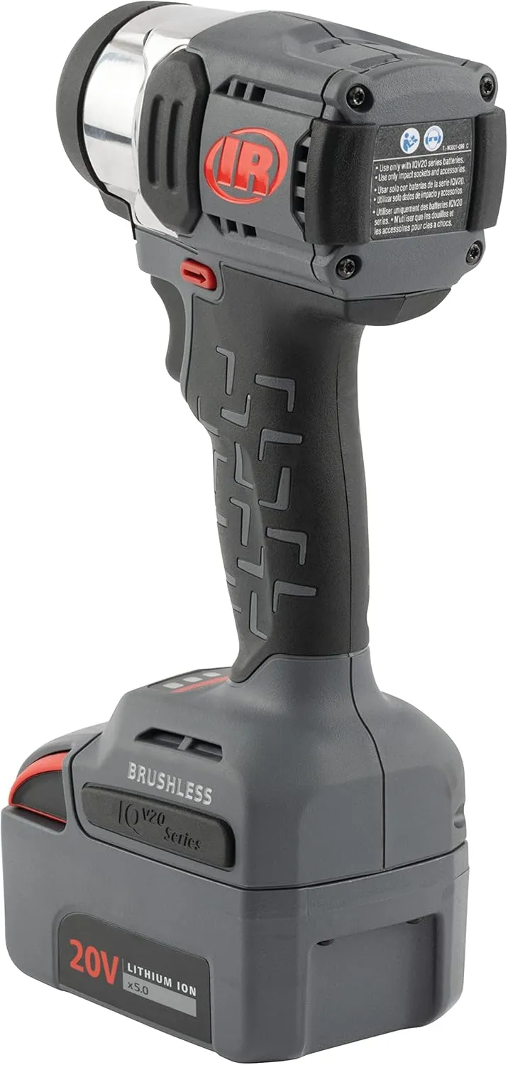 Ingersoll Rand W3131-K22 20V 3/8" Cordless Impact Wrench 2 Battery Kit, Mid-Torque, Compact, Pistol Grip