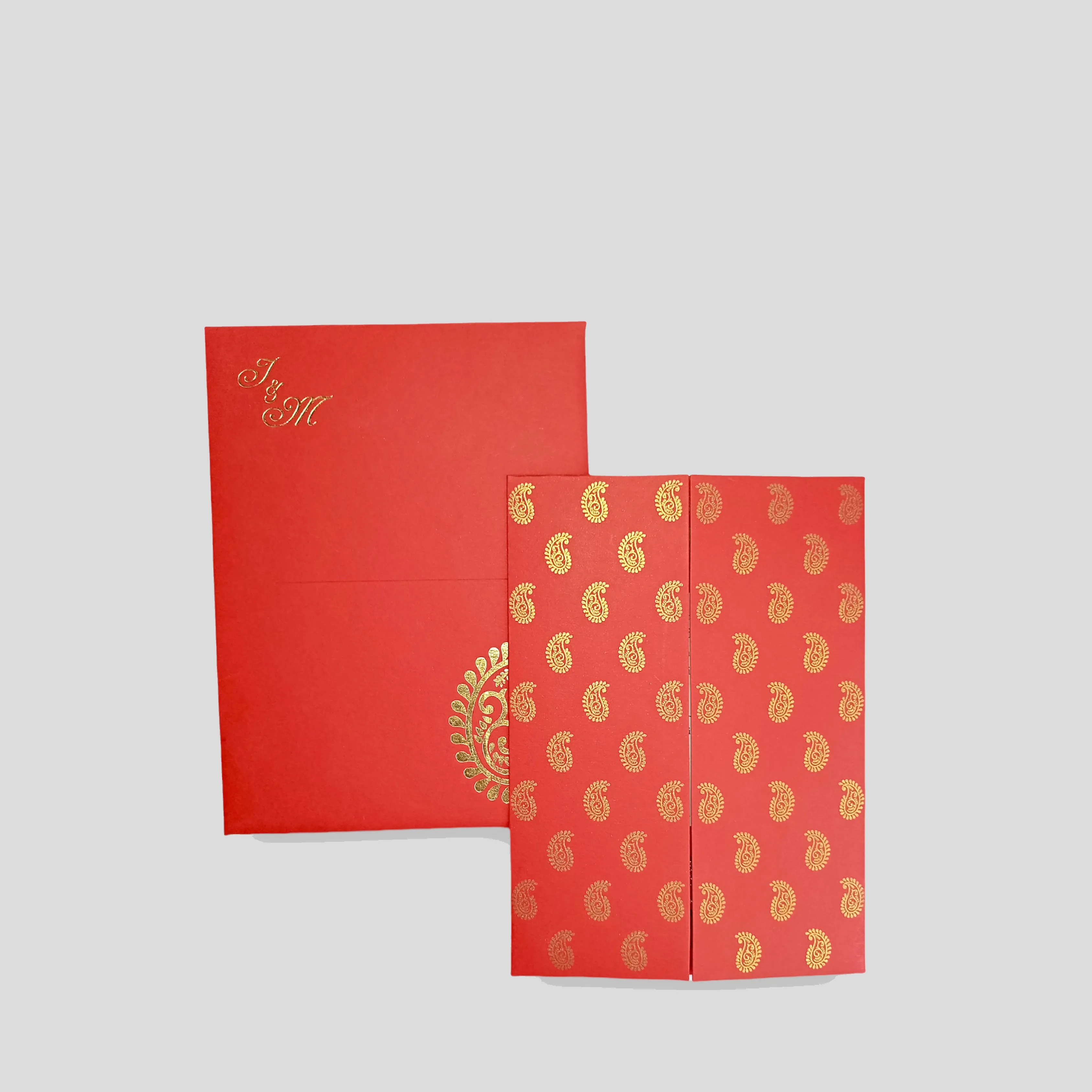 Intricate Gold Invitation