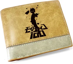 ISaikoy Anime Mob Psycho 100 Wallet Bifold Credit Card Passport ID Card Holder 4