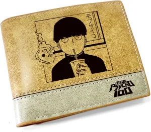 ISaikoy Anime Mob Psycho 100 Wallet Bifold Credit Card Passport ID Card Holder 5