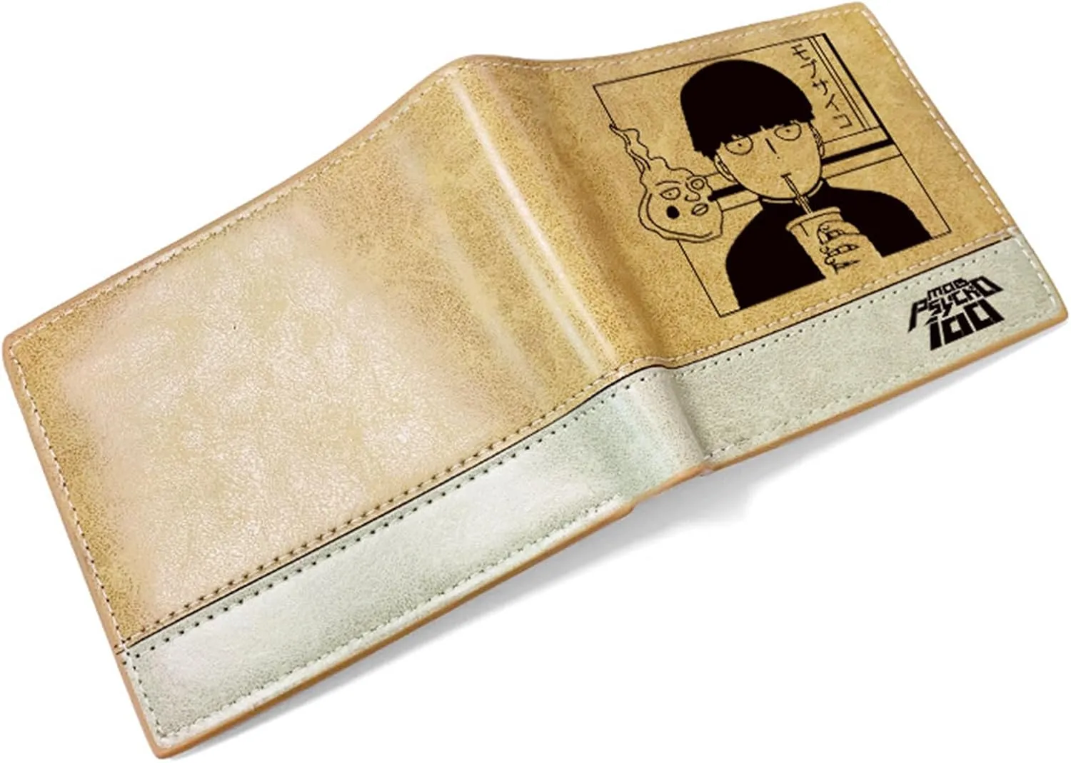 ISaikoy Anime Mob Psycho 100 Wallet Bifold Credit Card Passport ID Card Holder 5