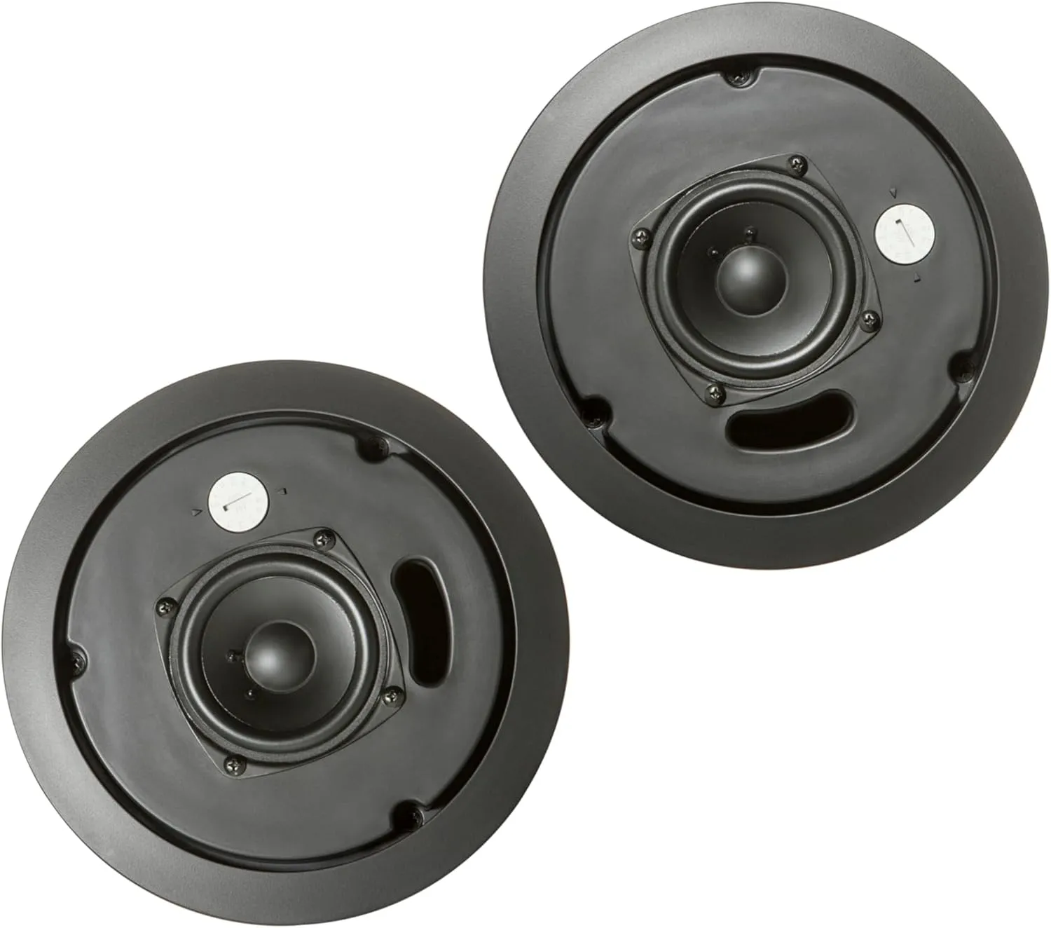 JBL Professional Control Compact 3" Ceiling Loudspeaker, Black, Sold as Pair (12C/T-BK), 3-Inch