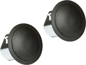 JBL Professional Control Compact 3" Ceiling Loudspeaker, Black, Sold as Pair (12C/T-BK), 3-Inch
