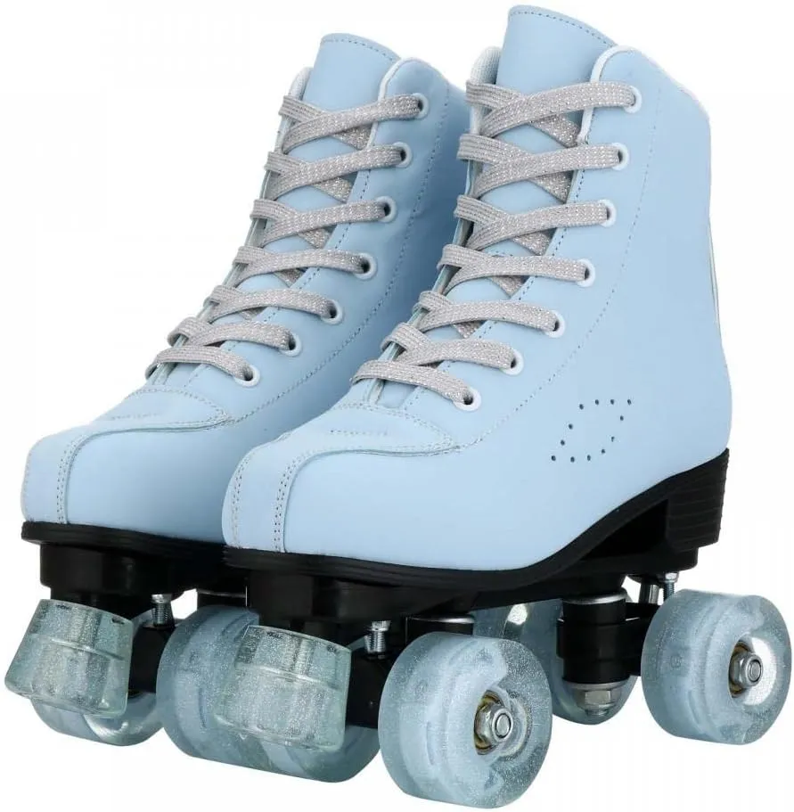 jessie Roller Skates for Women, Frosted Roller Skates Adjustable Holographic Women Roller Skates Speed Skates for Women Roller Skates Adults for Girls Indoor Outdoor