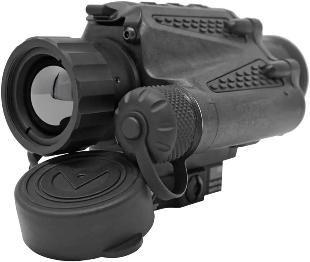 Jockey 640 Compact Thermal Clip-On with Armacore 640 Thermal Core, Digital Zooming Reticle, Long-Lasting Battery, and 3-Button Controls (Black)