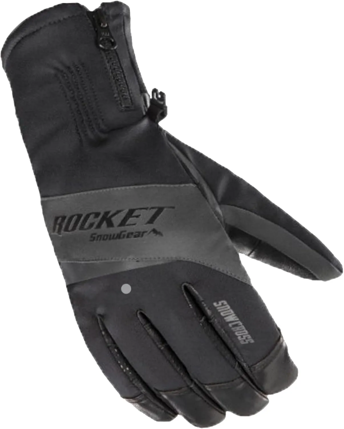 Joe Rocket Snowcross Men's Snowmobile Gloves - Black/Grey/Small