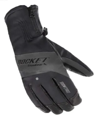 Joe Rocket Snowcross Men's Snowmobile Gloves - Black/Grey/X-Large