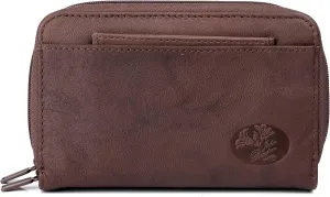 Julia Buxton Heiress Double Zip Organizer® Mahogany