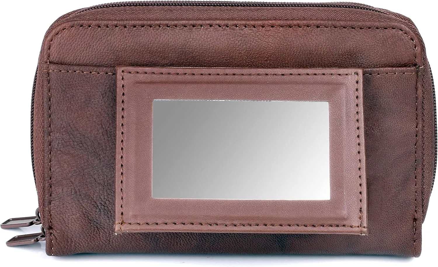 Julia Buxton Heiress Double Zip Organizer® Mahogany